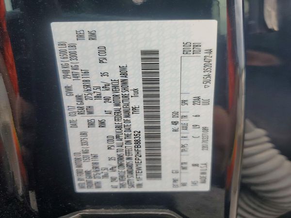 2017 FORD F150 SuperCrew
