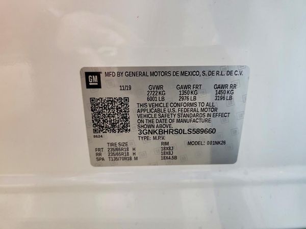 2020 CHEVROLET BLAZER 2LT