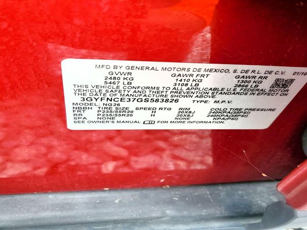 2016 CADILLAC SRX Performance