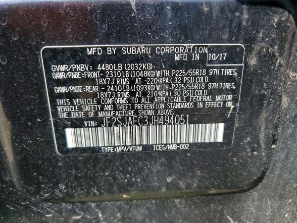 2018 SUBARU FORESTER Premium+CWP