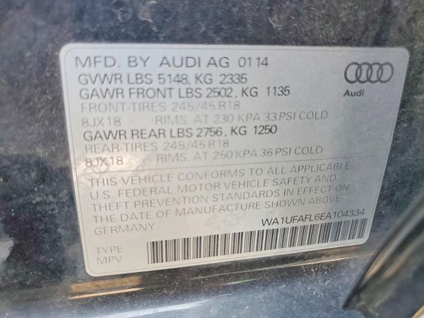 2014 AUDI A4 ALLROAD Premium Plus quattro