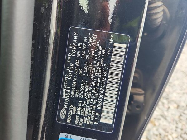 2017 HYUNDAI TUCSON