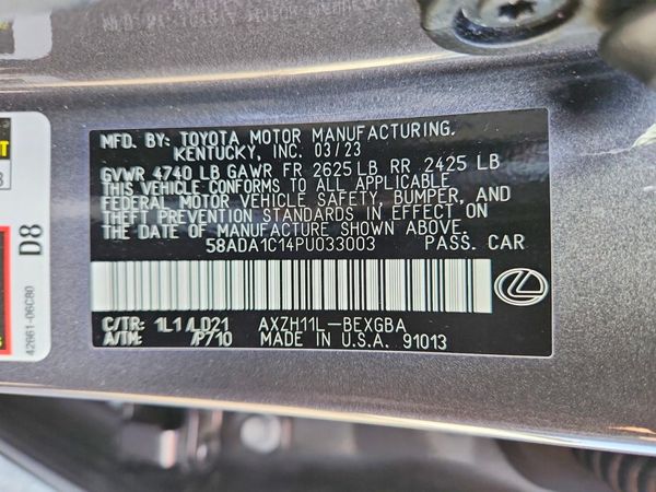 2023 LEXUS ES 300H 300h Premium