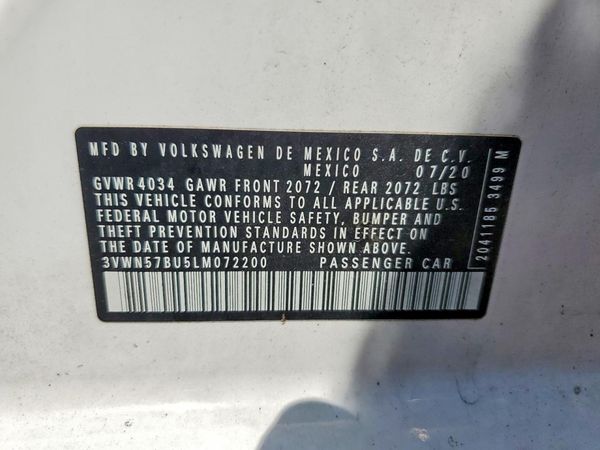 2020 VOLKSWAGEN JETTA