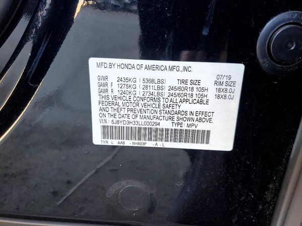 2020 ACURA MDX Base