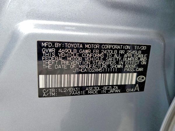 2021 LEXUS IS 300 Comfort