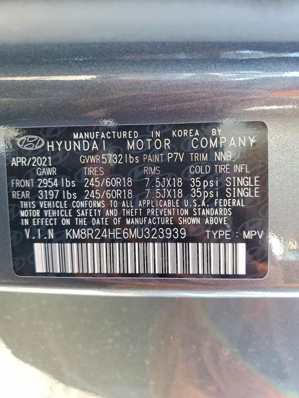 2021 HYUNDAI PALISADE SEL