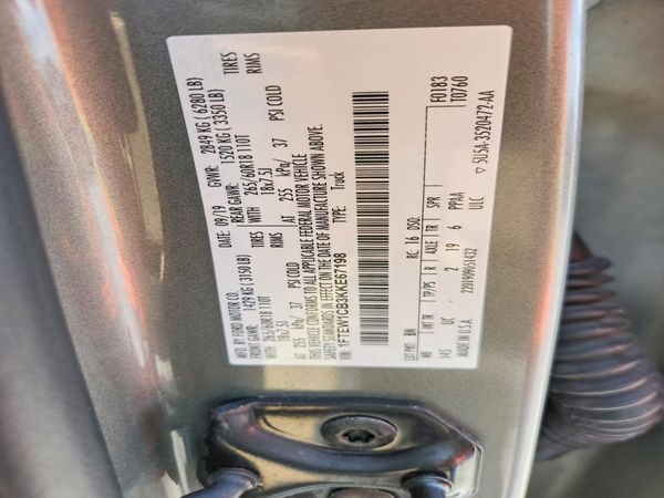 2019 FORD F150