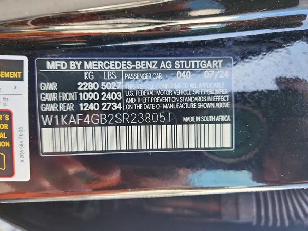 2025 MERCEDES-BENZ C C300