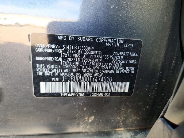 2026 SUBARU OUTBACK Wilderness