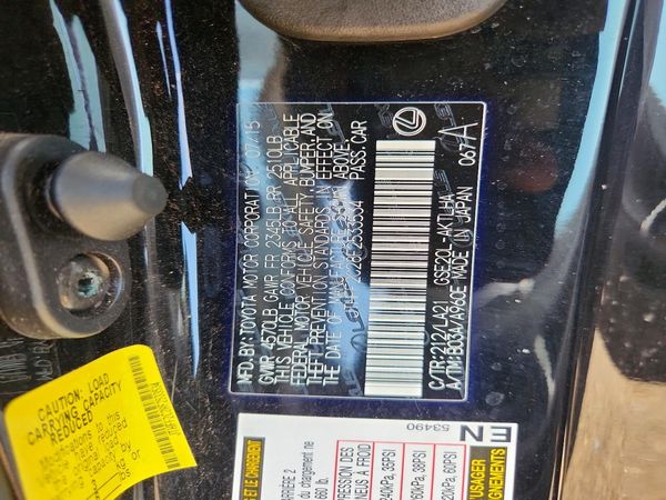 2015 LEXUS IS 250C