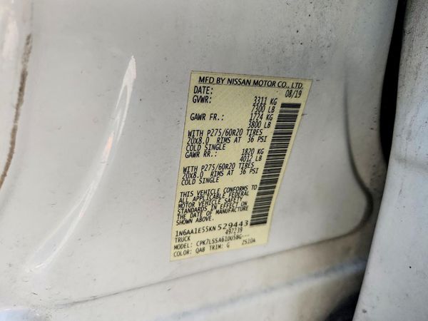 2019 NISSAN TITAN