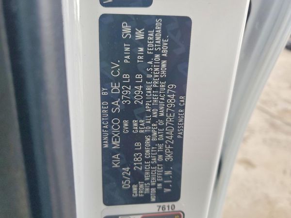 2024 KIA FORTE LX, LXS