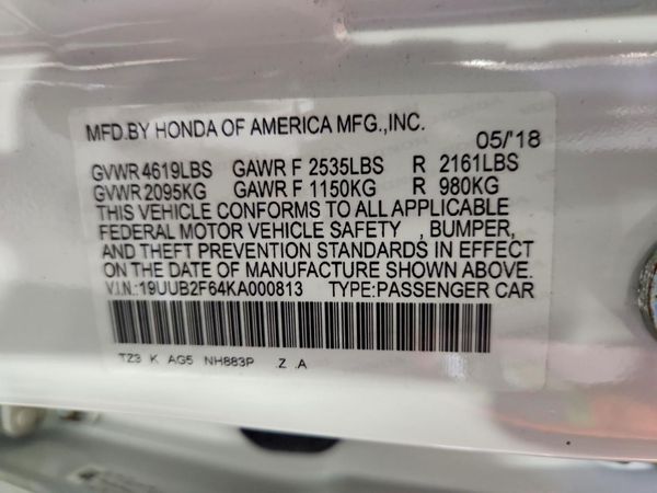 2019 ACURA TLX TECH+A / TCH+AR V6