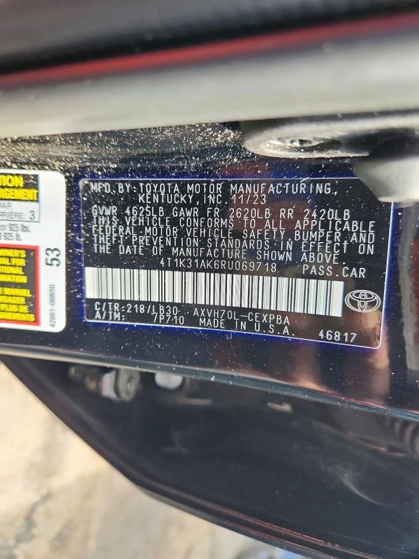 2024 TOYOTA CAMRY XSE