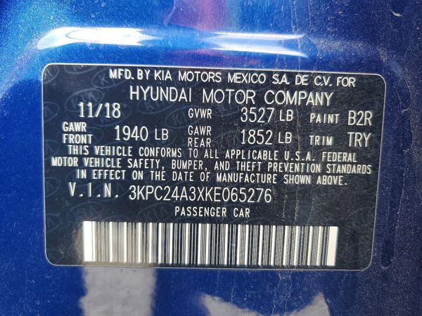 2019 HYUNDAI ACCENT SE and SEL