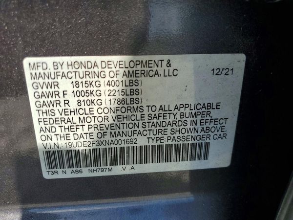 2022 ACURA ILX