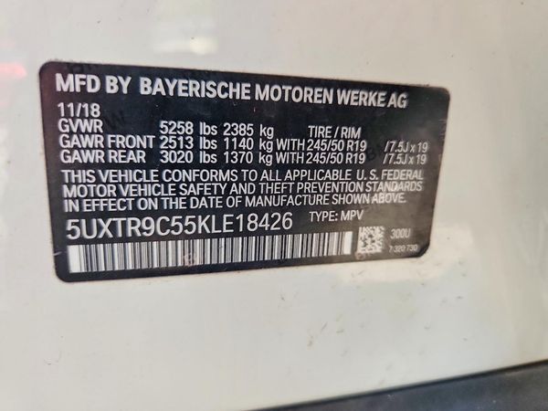 2019 BMW X3 xDrive30i
