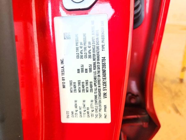 2022 TESLA MODEL 3