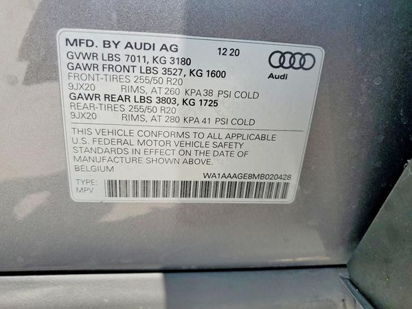 2021 AUDI E-TRON quattro Premium
