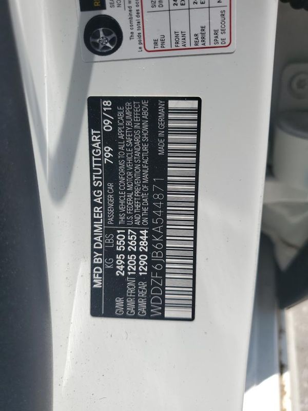 2019 MERCEDES-BENZ E
