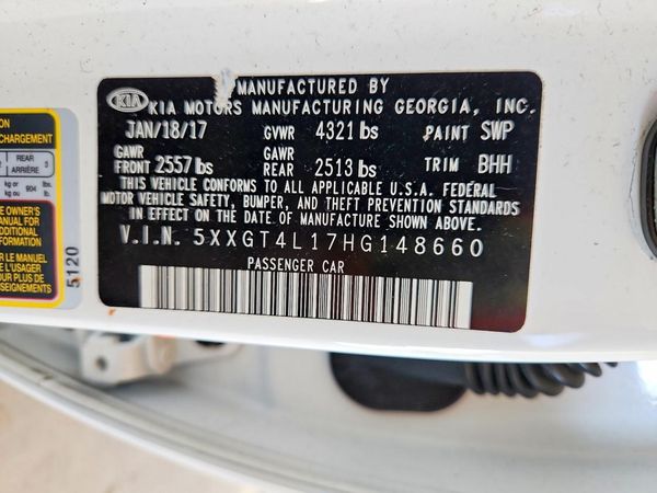 2017 KIA OPTIMA