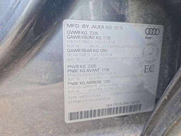 2015 AUDI A4 ALLROAD