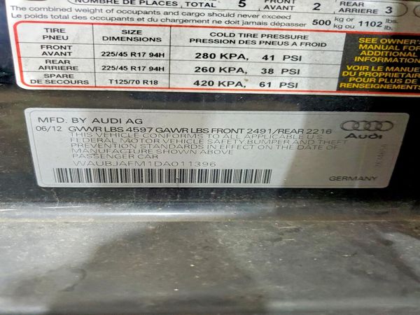 2013 AUDI A3 Premium