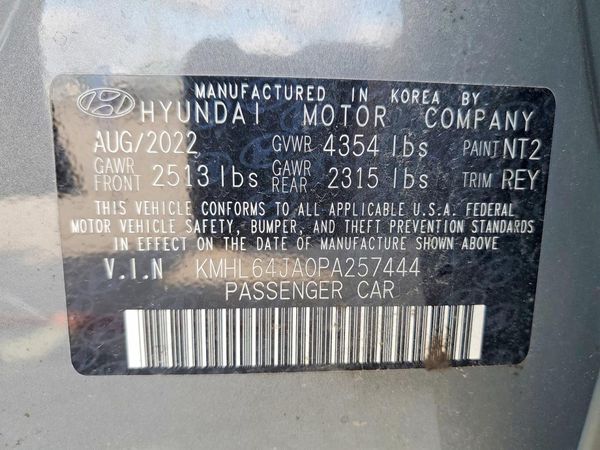 2023 HYUNDAI SONATA SEL — VINS
