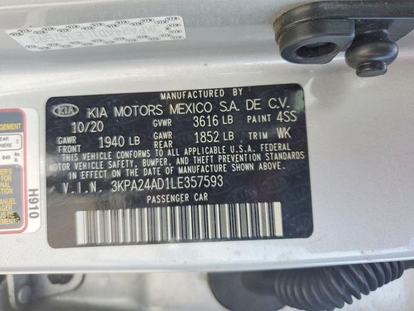 2020 KIA RIO