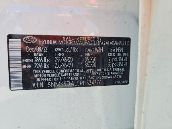 2023 HYUNDAI SANTA FE Calligraphy