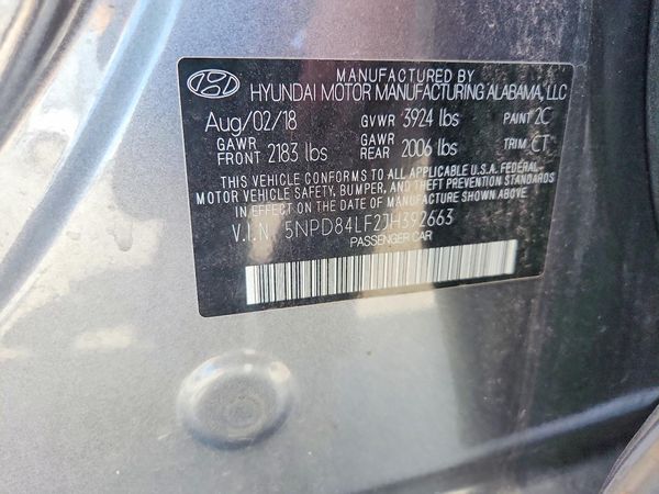 2018 HYUNDAI ELANTRA