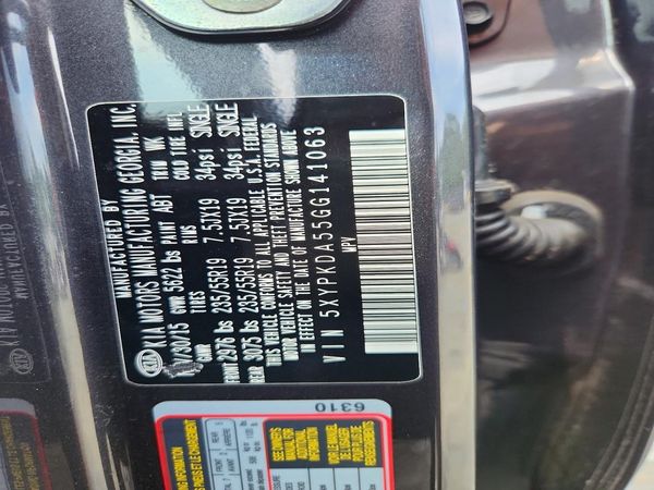 2016 KIA SORENTO