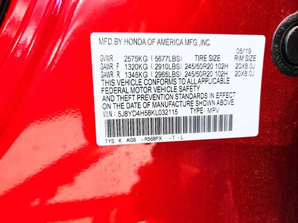 2019 ACURA MDX SH-AWD TECH 7P