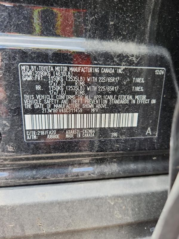 2025 TOYOTA RAV4