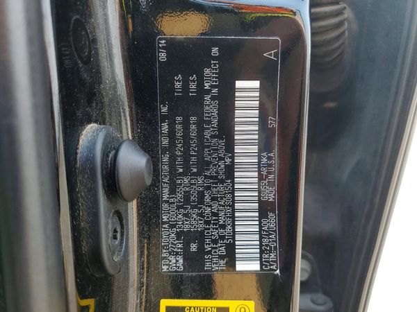 2015 TOYOTA HIGHLANDER