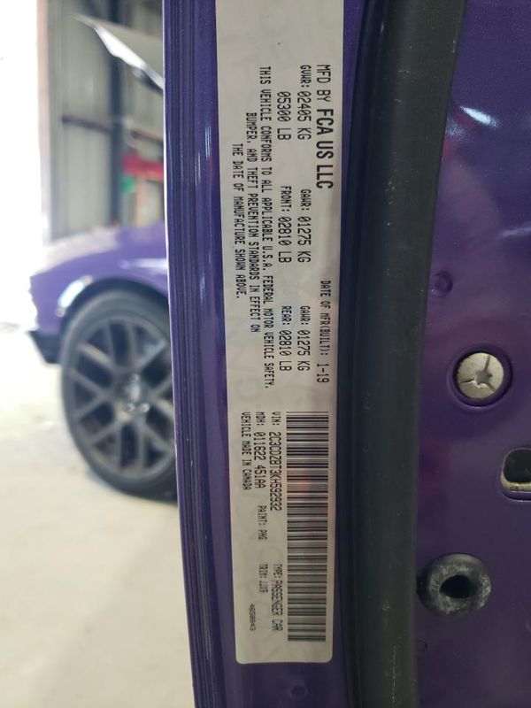 2019 DODGE CHALLENGER