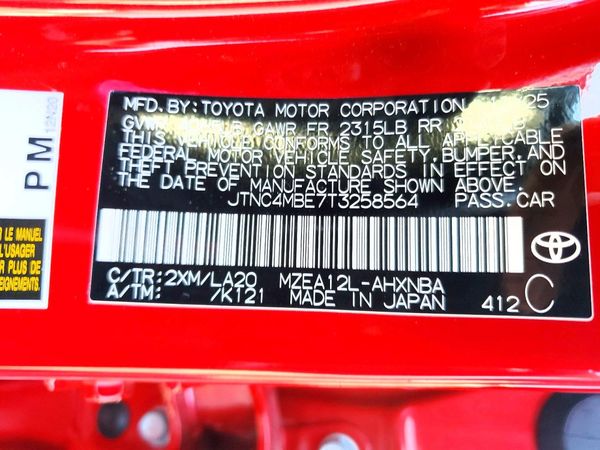 2026 TOYOTA COROLLA XSE