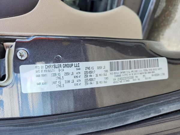 2015 DODGE GRAND CARAVAN SXT