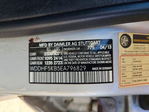 2014 MERCEDES-BENZ E E350