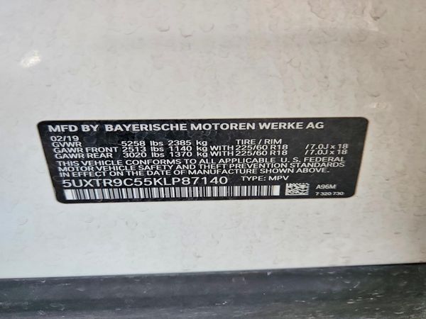 2019 BMW X3