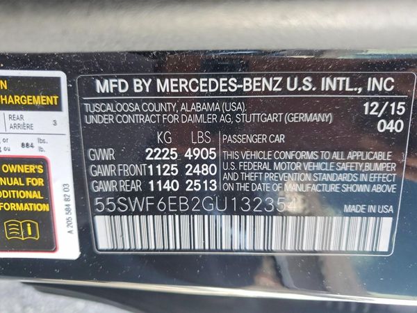 2016 MERCEDES-BENZ C C450-4M Sport AMG