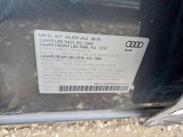 2017 AUDI Q5 quattro Premium Plus