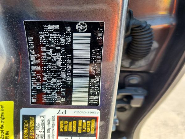 2016 TOYOTA CAMRY
