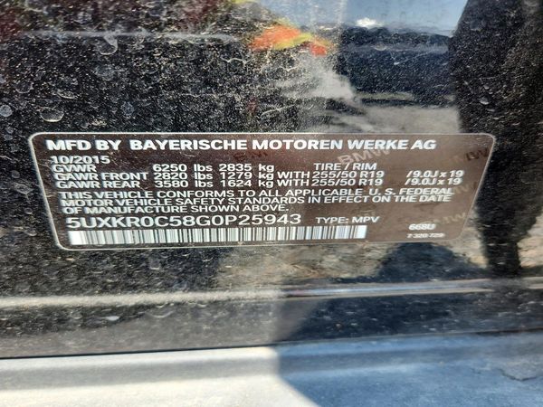 2016 BMW X5 xDrive35i