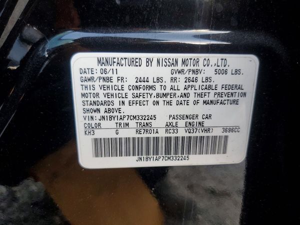 2012 INFINITI M37