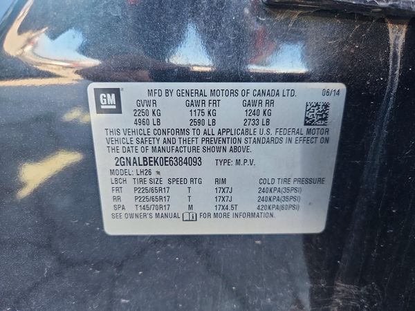 2014 CHEVROLET EQUINOX
