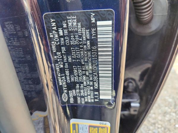 2023 HYUNDAI TUCSON Blue