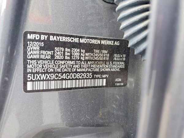 2016 BMW X3 xDrive28i
