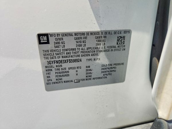 2015 CADILLAC SRX Premium